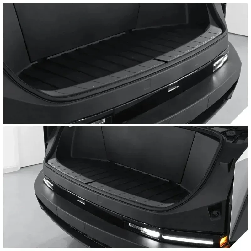 

Пороговая полоса переднего багажника для Tesla Cybertruck 2024, бампер из ТПЭ, защитная полоса на порог багажника, аксессуары для модификации автомобиля