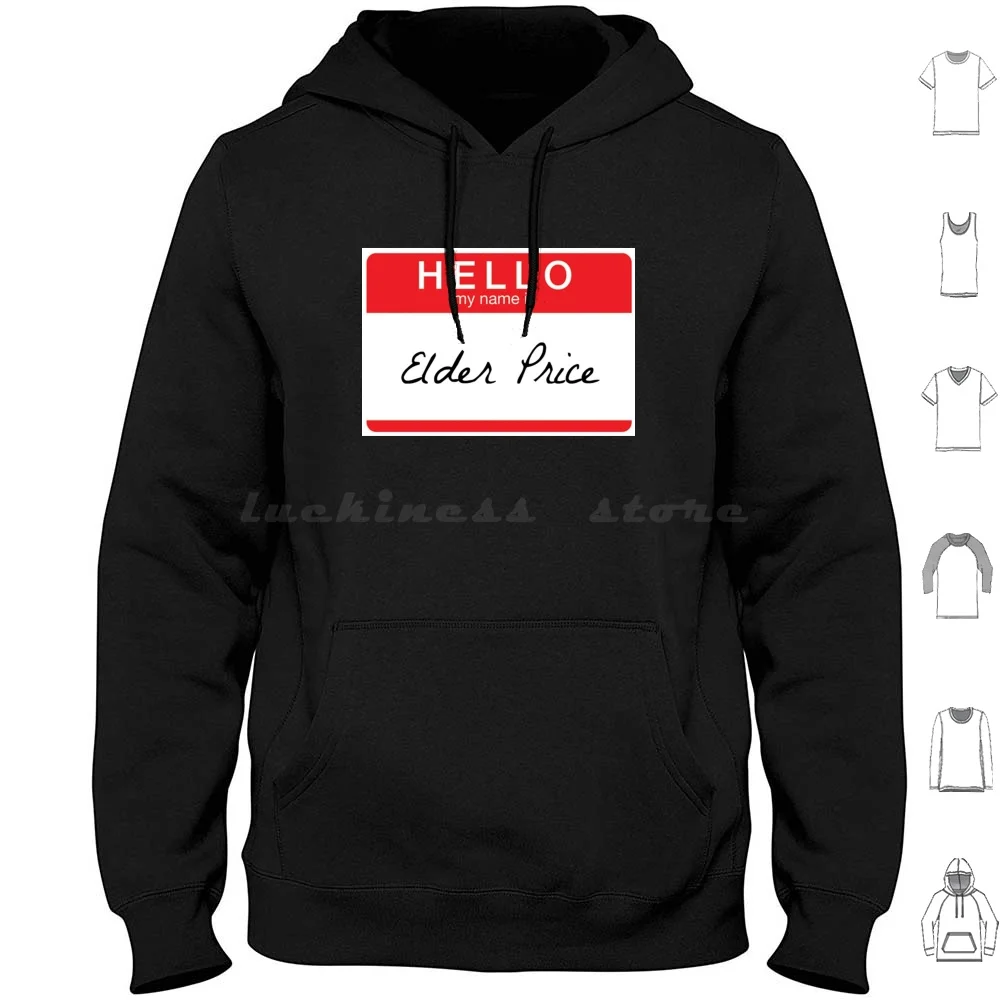 

Hello! Sticker Hoodie Cotton Long Sleeve Hello