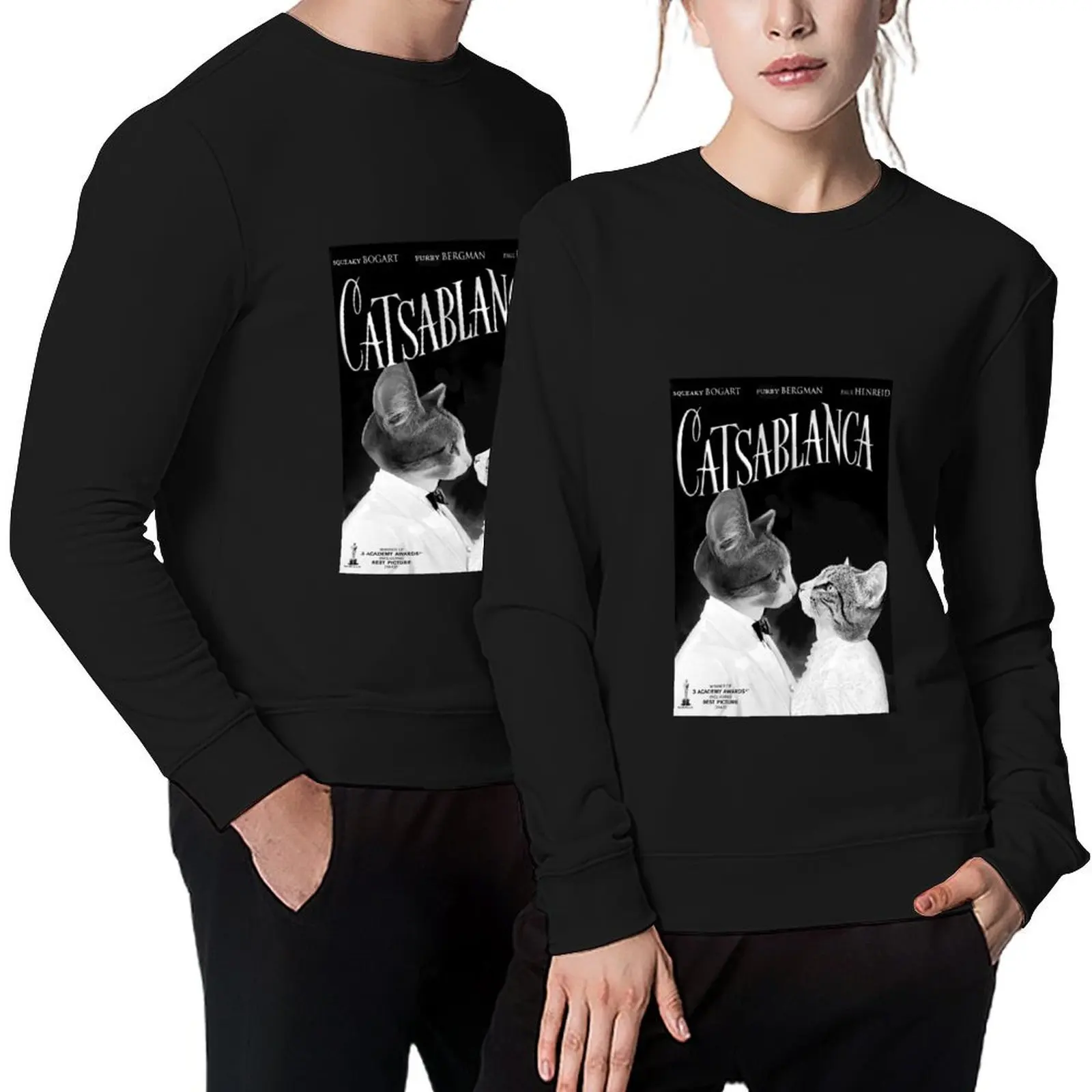 

Catsablanca starring Squeaky and Furby Pullover male clothes fashion men autumn jacket men autumn new products pullover