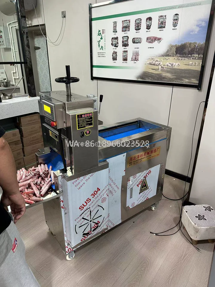 

Катящаяся машина для нарезки замороженного мяса и говядины Cdhx, машина для замороженного мяса, полностью автоматический инструмент для резки баранины и