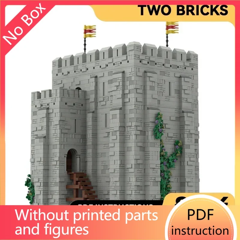 Medieval Military Castle Model Moc Building Bricks Norman Keep Technology Modular Blocks Gifts  Toys DIY Sets AssemblyChristmas