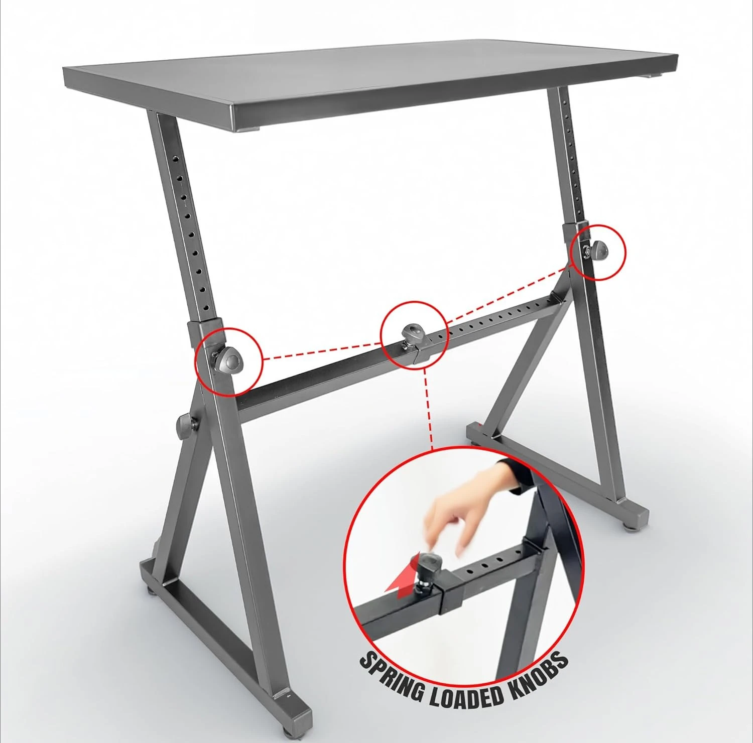 Soporte para mezclador de audio portátil, soporte para teclado con mesa de 36'x20' - Soporte para teclado midi. Escritorio para DJ, mesa de producción musical, gran oferta
