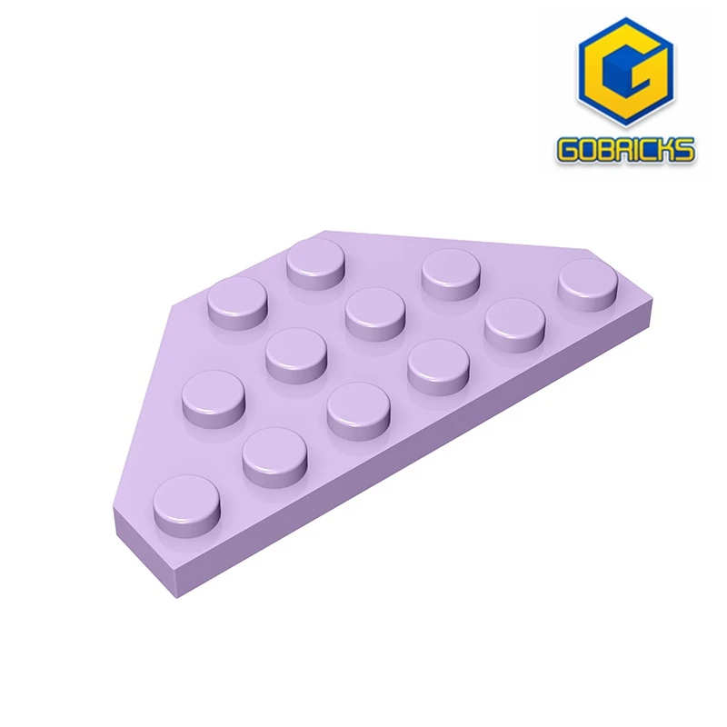 Gobricks GDS-703 CORNER PLATE 3X6 compatible with lego 2419 children's DIY Educational Building Blocks Technical