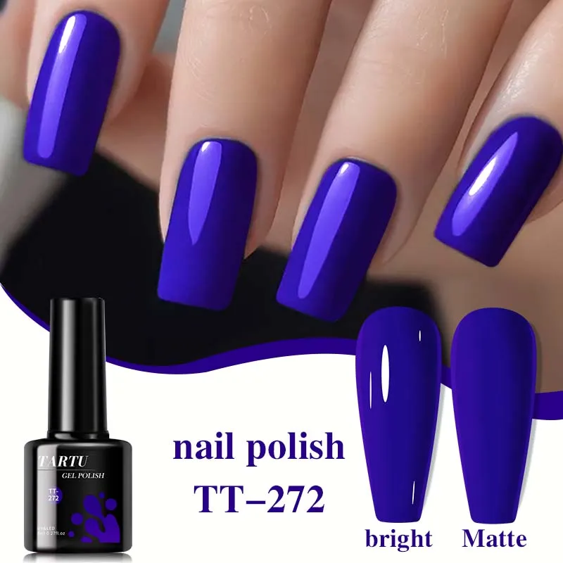 TARTU-esmalte de uñas en Gel, 8ml, rosa, rojo, gris, Borgoña, arte de uñas, esmalte de gel semipermanente para manicura UV/LED