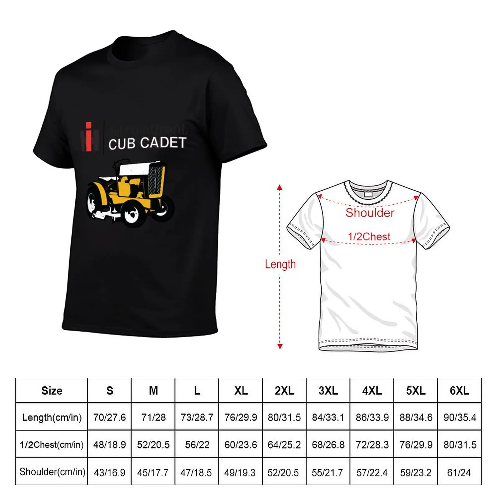 International Cub Cadet Original T-Shirt graphic t shirts vintage anime shirt new edition graphic tee shirt mens t shirt graphic