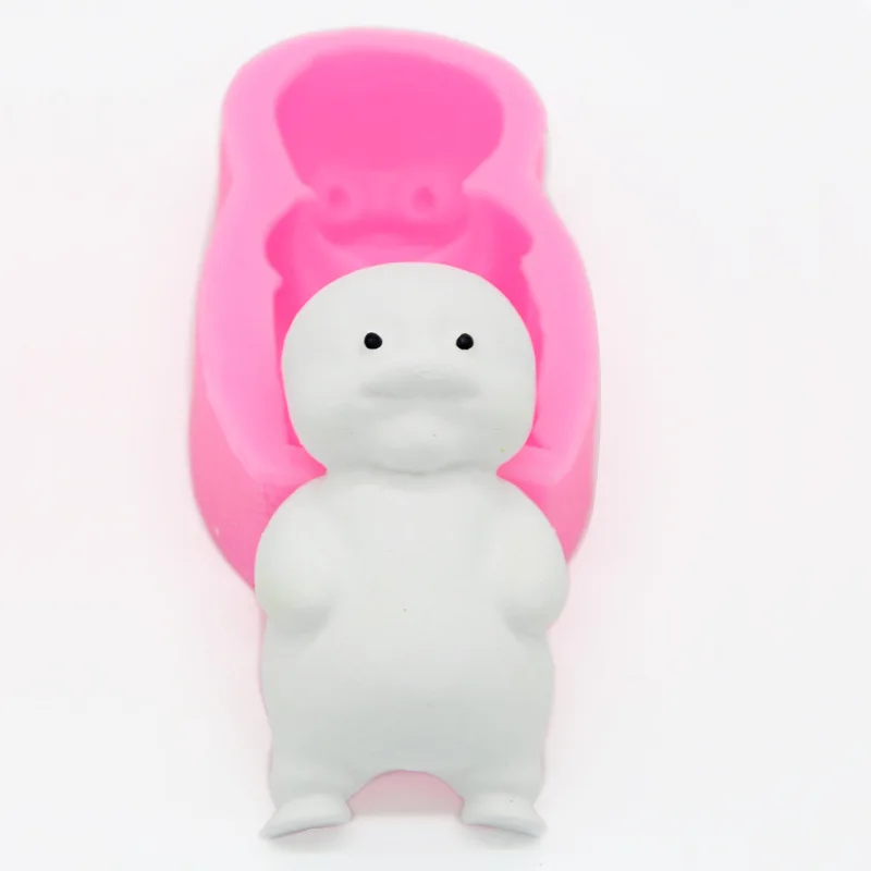 Fat Baby Silicone Mold Car Aromatherapy Gypsum DIY Handmade Fat Man Fragrant Stone Silicone Mould 17-189