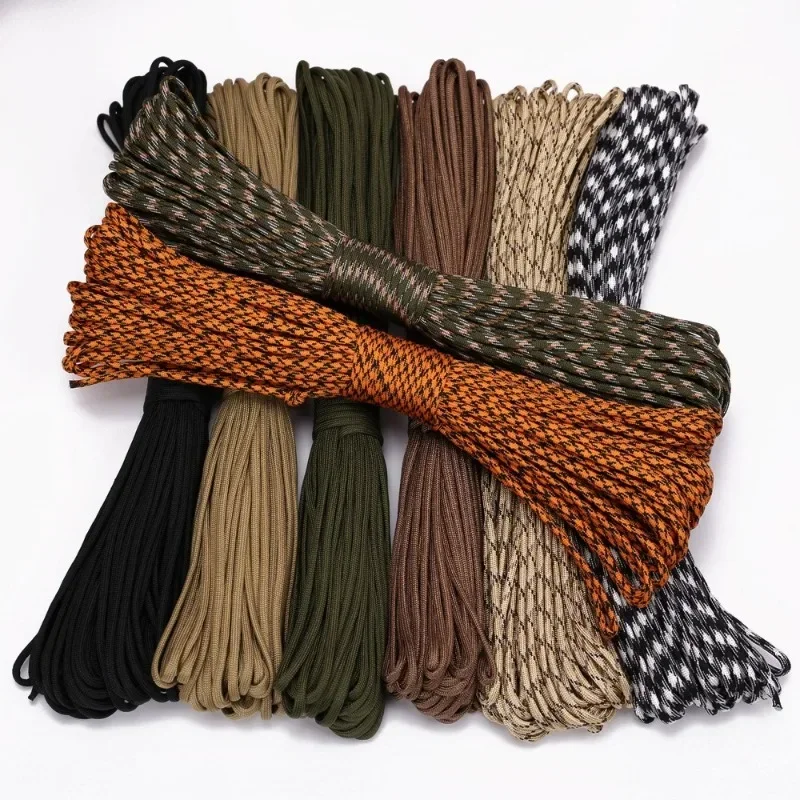 

Paracord Cord 3/5/8/16M Diameter 4mm Outdoor Camping Survival Lanyard Parachute Rope Hiking Tent Accessories