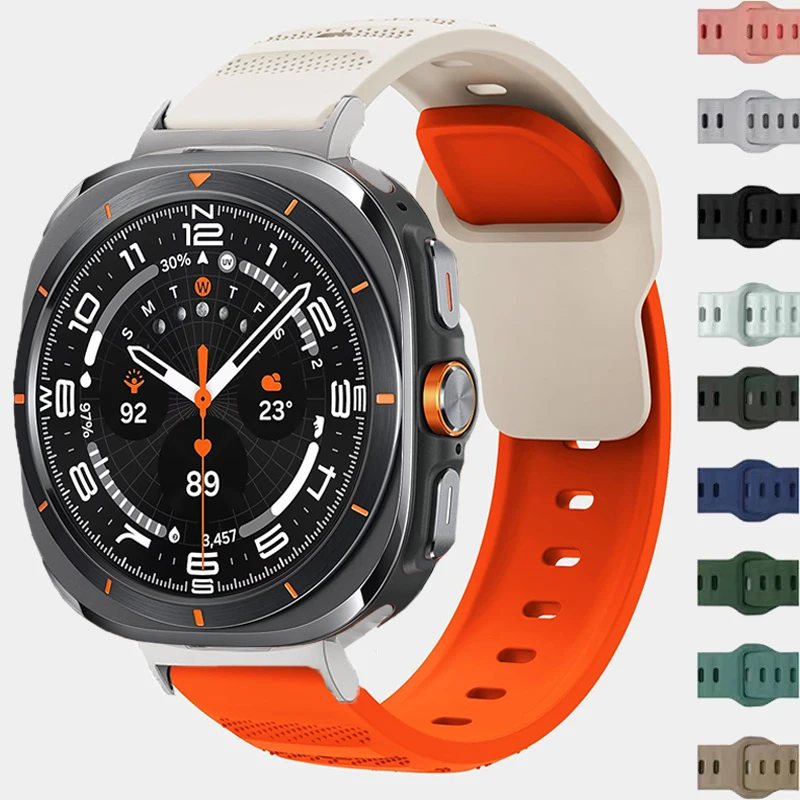Sport Silikon Armband Für Samsung Galaxy Uhr Ultra 2025 Armband Ersatz Armband Armband Galaxy Ultra 47 MM LTE Straps