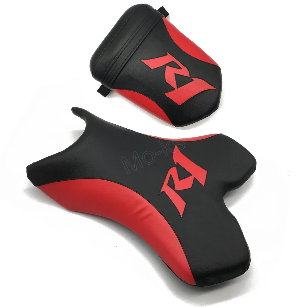 

Motorcycle Black Red Front Rear Seat Pillion Cushion Saddles For Yamaha YZF-R1 2004 2005 2006