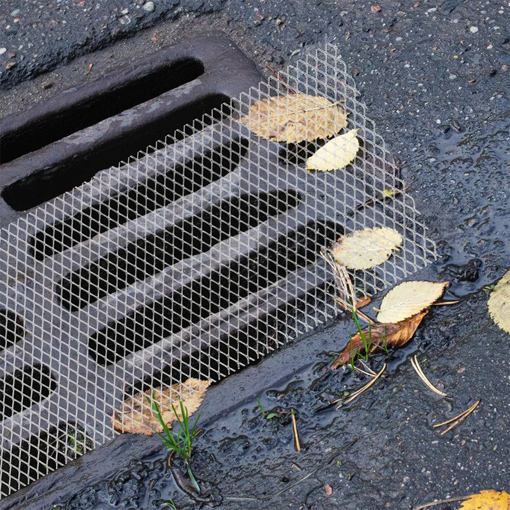 Cubierta de drenaje Filtro de techo Protección de marta Pantalla de malla de acero inoxidable para canalones