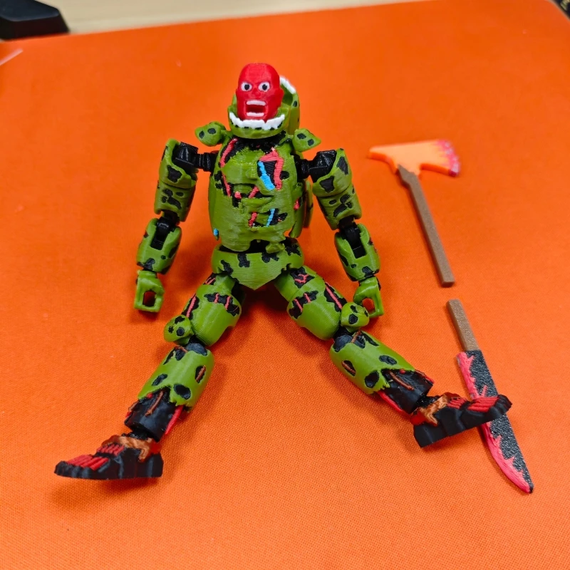 3D Printed Five Nights At Harem 3 Springtrap T13 Action Figure Multi-Joint Removable