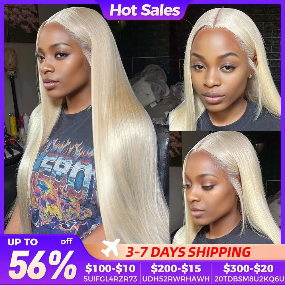 

613 HD Lace Frontal Wig 13x6 Honey Blonde 30 Inch Lace Front Human Hair Wigs For Woman Brazilian 13x4 Straight Lace Front Wig