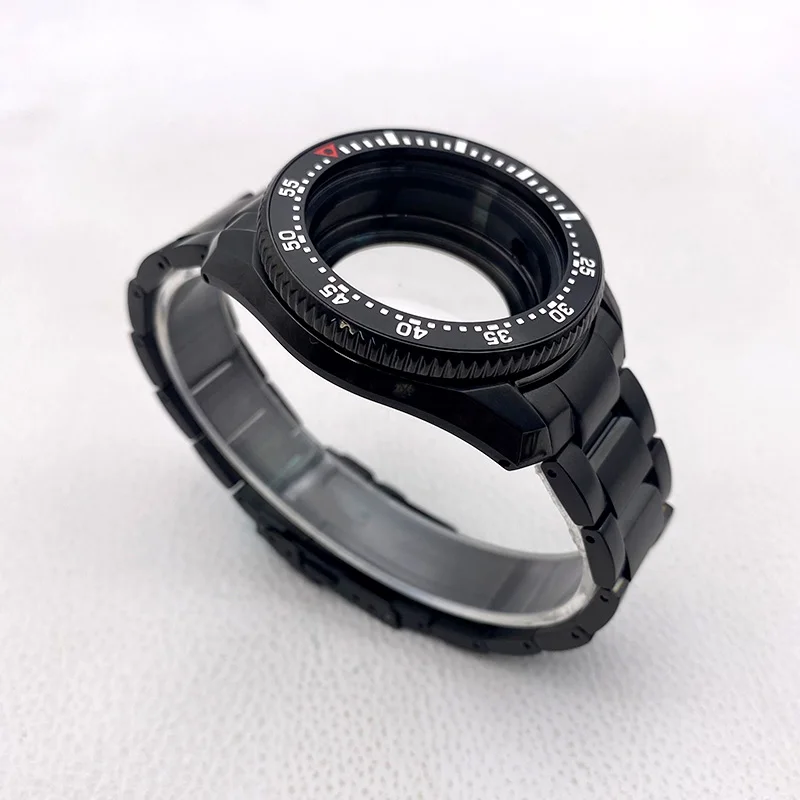 مجموعات حقائب الساعات مع سوار من الفولاذ المقاوم للصدأ ، Mod SPB185 ، SPB187 ، NH35 ، NH34 ، NH35 ، حركة 4R ، زجاج الياقوت