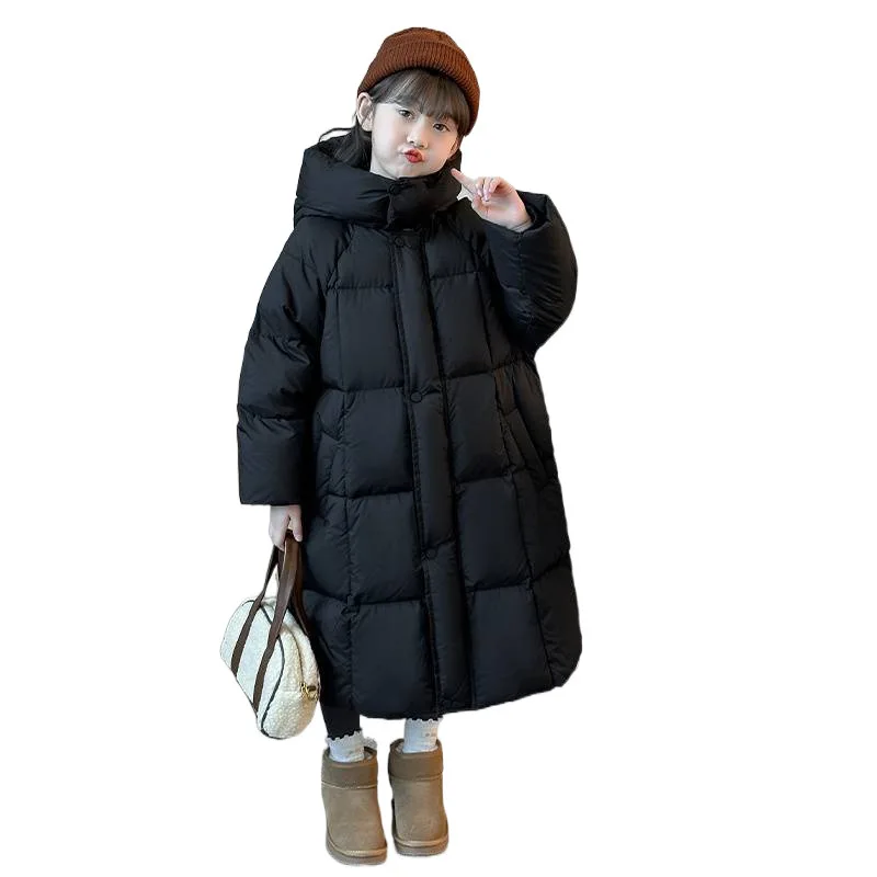 Winter Clothes for Girls Thick Warm Long Parkas Fashion Casual Hooded Down Jacket Kids Outerwear 10 12 13 Years Teen Child Coats