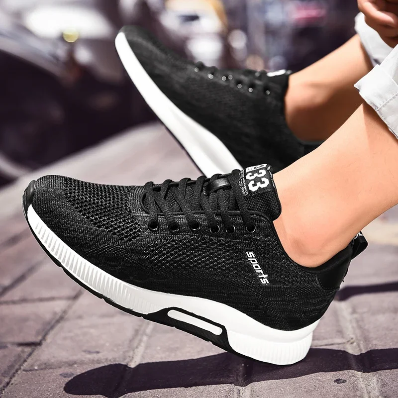 Plus Size 46 Men Sneakers Elevator Shoes Summer Mesh Breathable Heightening Shoes Man Invisiable Increased 6CM Taller Shoes