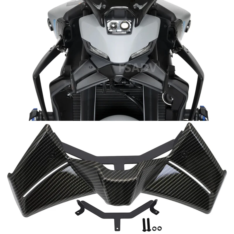 

2025 For YAMAHA MT-09 MT09 MT 09 SP 2024 Motorcycle Front Wheel Fender Beak Nose Cone Extension Extender Cowl Spoiler Cover