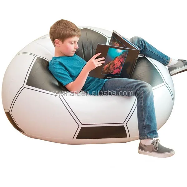 

Sofa Bean Bag Chair for Adults and Teens Perfect Outdoor inflatable soccer ball chair football printed bean bag lazy sofa