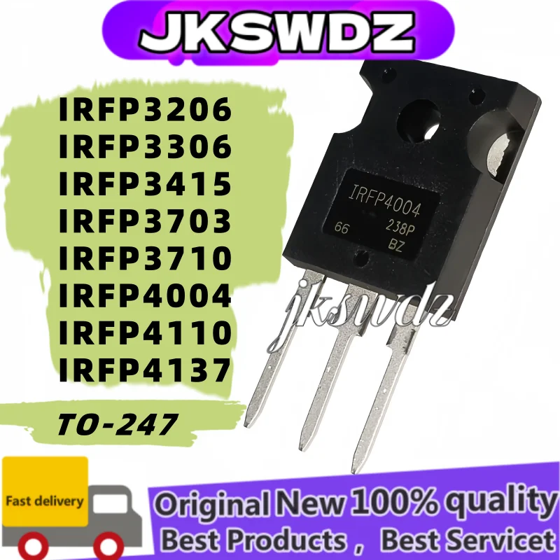 5/peças 100% novo original irfp3206 irfp3306 irfp3415 irfp3703 irfp3710 irfp4004 irfp4110 irfp4137 to-247 tubo de efeito