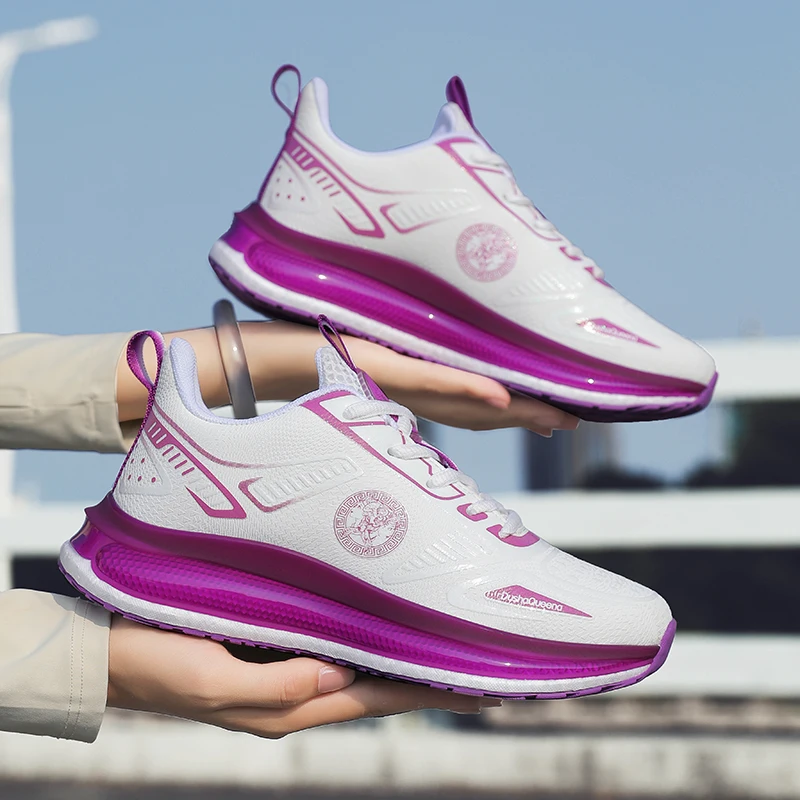 

PARZIVAL Men's Shoes Air Cushion Runner Trainers Tenis Plate Sports Running Shoes Women Comfortable Athletic Speciality Sneakers