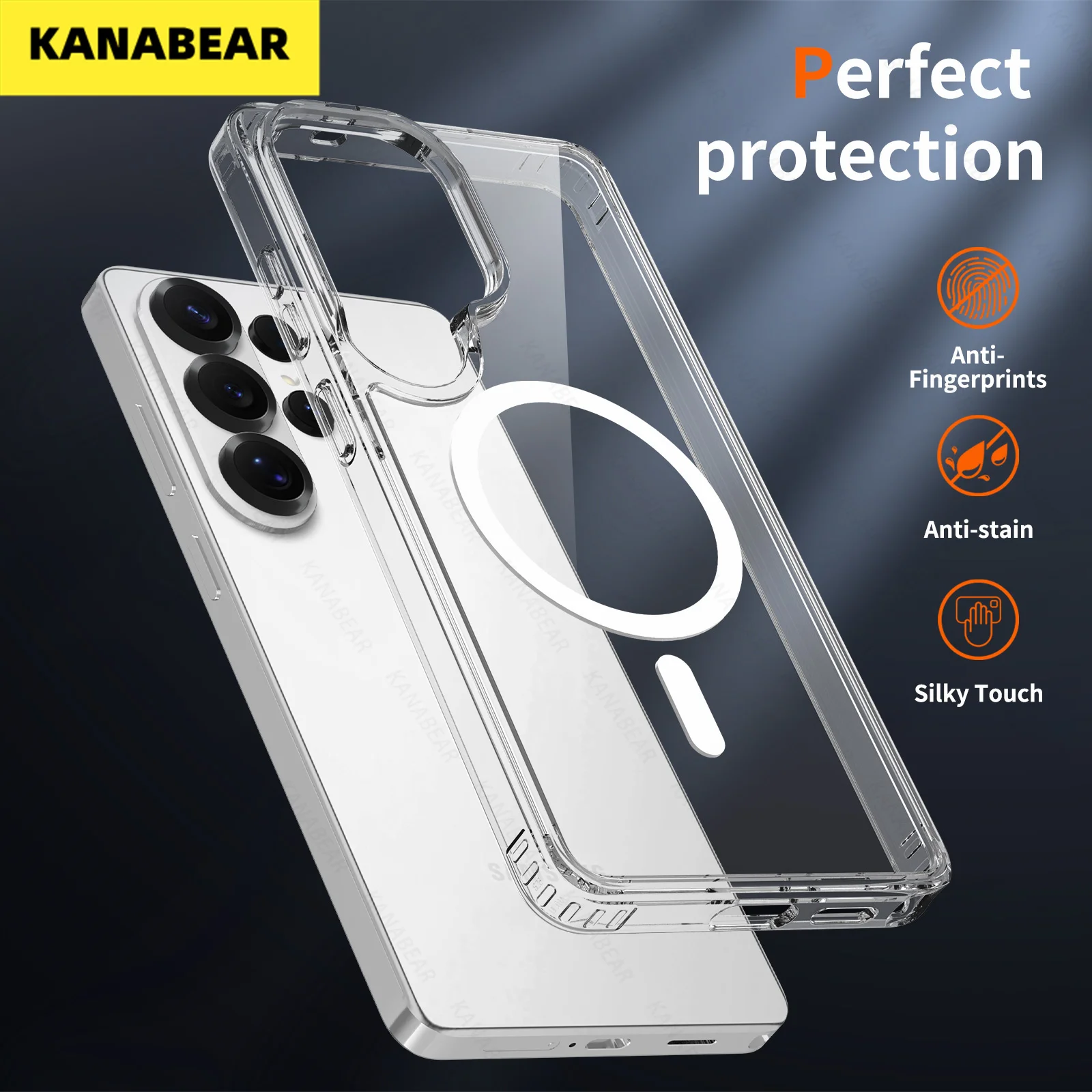 

Clear Shockproof Case for Galaxy S26U Wireless Charging Cover for S26 Ultra Full Body Protection,Direct Sales Fashion Phone Case