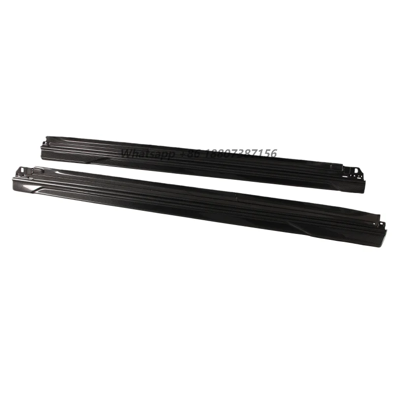 

High Quality air Turbulence Dry Carbon Fiber Side Skirt Body Kit for Upgrade PK Style Side Edge air Kit
