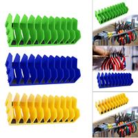 Plier Storage Rack Anti Slip Detachable Pliers Cutter Storage Rack  With 10 Slots Wrench Organizer for Garage and Workshop D