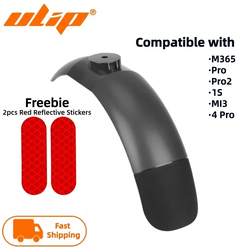 

Front Fender with 2pcs Reflective Sticker Splash Mudguard Replacement for M365 Pro Pro2 1S MI3 4Pro Electric Scooter Accessories