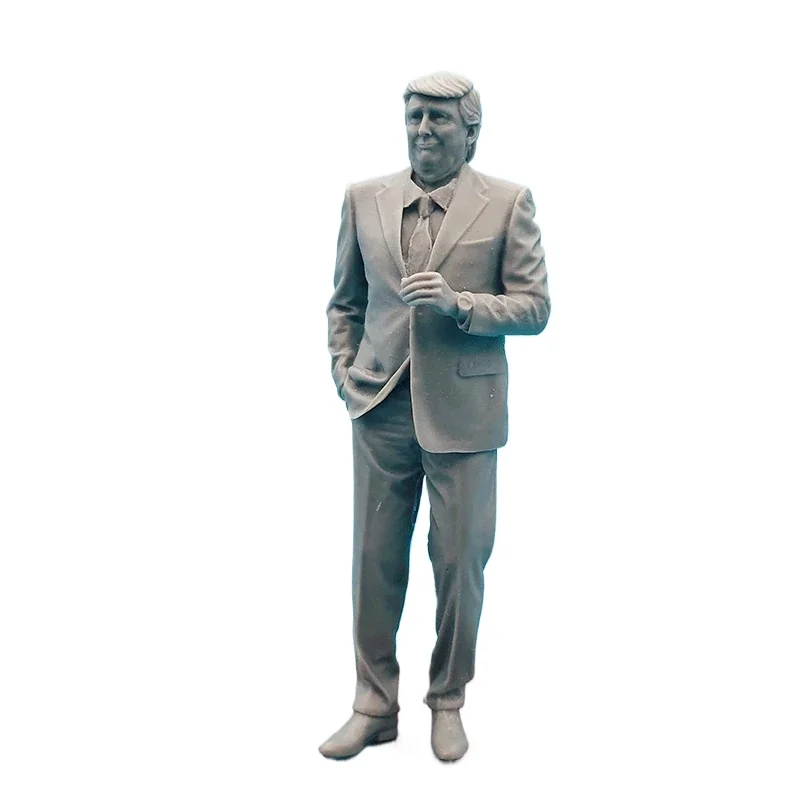 

1/24 Scale 75mm Diecast Resin Figure Model Kit President Standing Pose Need To Be Assembled and Colored By Themselves