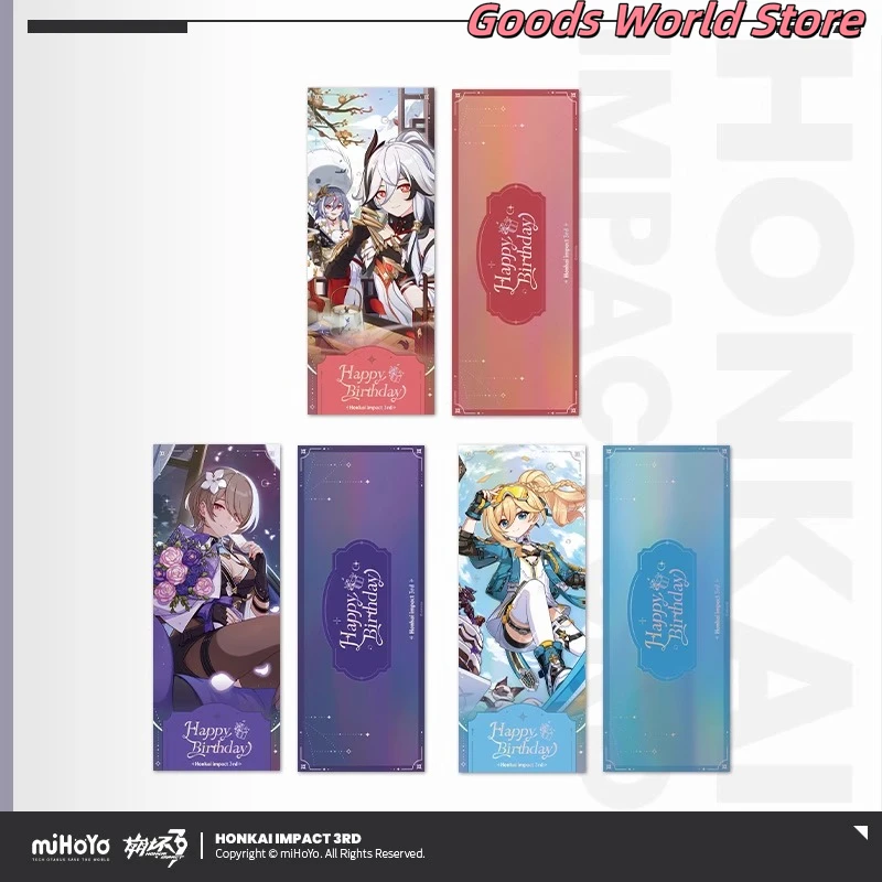 

Original Fuhua Durandal Rita Tinplate badge Laser ticket Mihoyo Honkai Impact 3 Rita Cosplay Anime Game Christmas Birthday Gift
