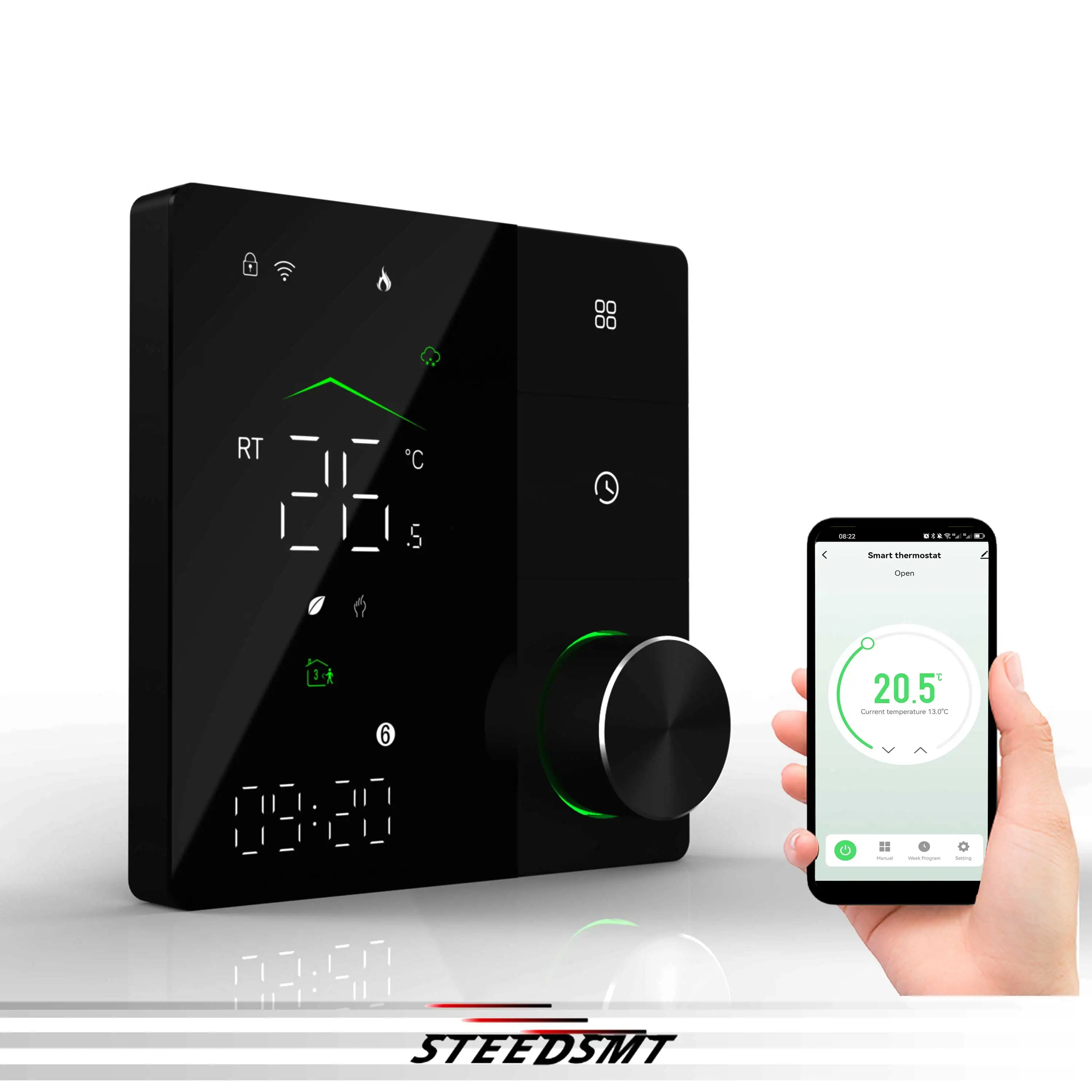 WIFI газовый котел термостат для сухого контакта и пассивного подключения изоляции напряжения управление ZIGBEE,MATTER, RS485 24 В 220 В переменного тока варианты