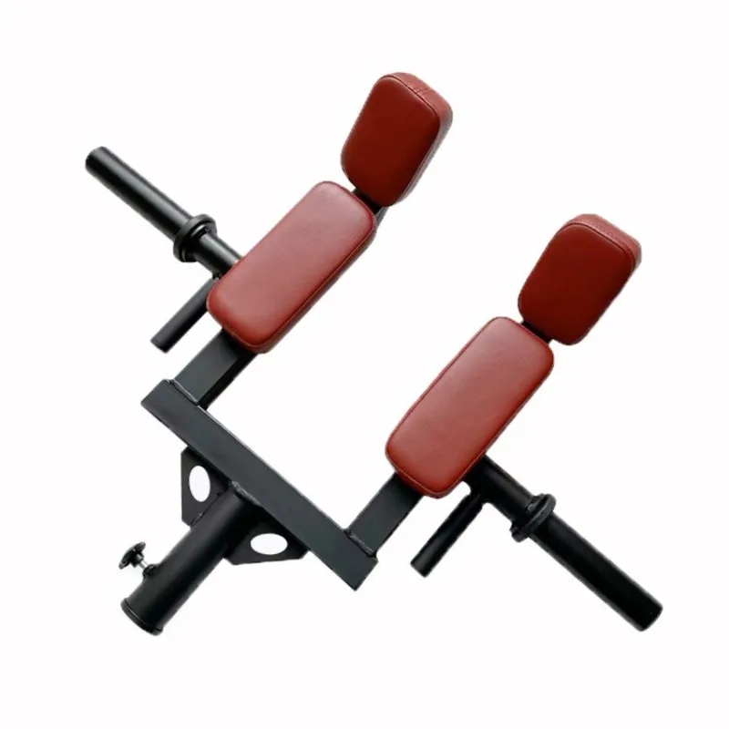 Entrenamiento de fuerza, barra de hombro, remo, posición de pie, tacón de empuje, hombro, tirar hacia atrás, caderas, Hack, entrenador de sentadillas