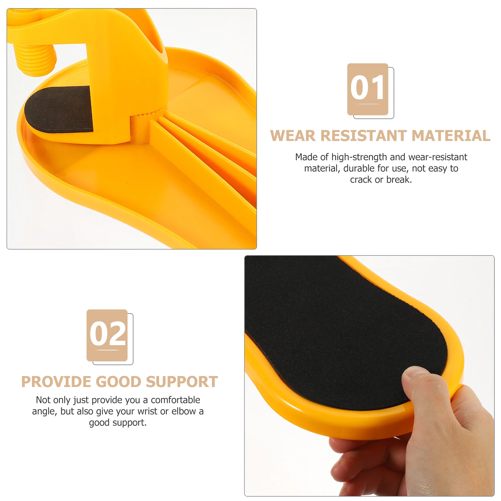 

Ergonomic Rubber Cotton Mouse Pad Wrist Support Arm Rest Desk Extender For Office Gaming Desks