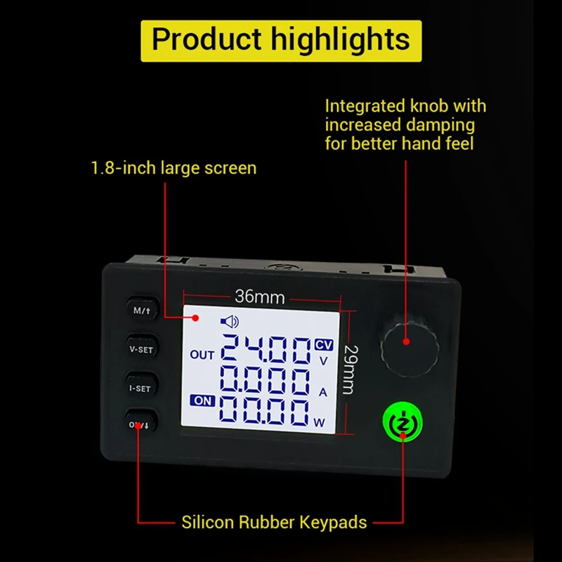 Zk-6522 CNC Step-Down DC Power Supply Adjustable Voltage Voltage And Constant Voltage Constant Current Module 22A 65V Durable