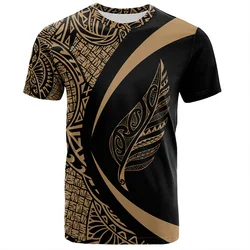 Summer 3D Print New Zealand Maori Tribal Patterns T Shirt For Men New Zealand Waitangi Day Graphic T-shirts Tees Shirts Clothing