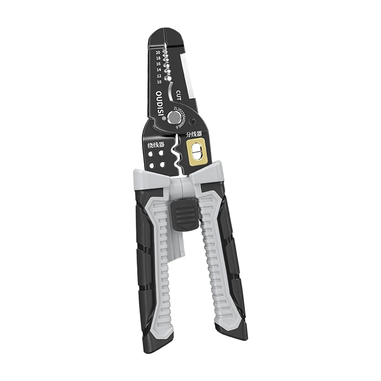 Wire Stripper Tool Electric Cable Stripper Crimper Tool Cable Stripper for Electricians Crimping Dividing Cutting Stripping