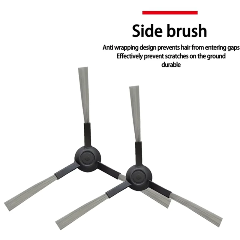 فرشاة رئيسية فرشاة جانبية فلتر HEPA ممسحة قماش لشاومي S20 D106 E12 E10 B112 قطع غيار المكنسة الكهربائية