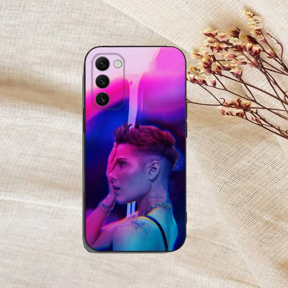 Halsey Singer Phone Case For Samsung Galaxy A13,A21s,A22,A31,A32,A52,A53,A71,A80,A91 Soft Black Cover