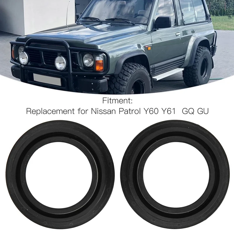 Car Front Inner Axle Seal 40533‑01J00 For Nissan Patrol Y60 Y61 GQ GU Front Axle Oil Seal Kit