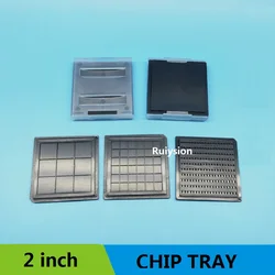 2'' antistatic silicon chip IC chip storage disk IC tray shockproof box waffle box CHIP TRAY