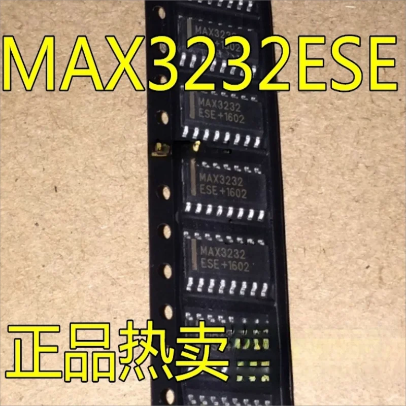 ชิปทรานซีฟเวอร์ RS-232 MAX3232 MAX3232CSE SOP16 MAX3232ESE ใหม่100ชิ้น