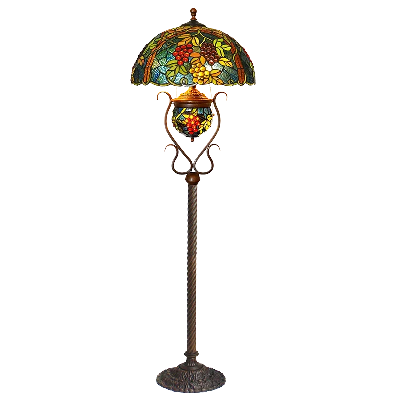 

American retro living room floor lamp bedroom study luxury warm home decoration lamp