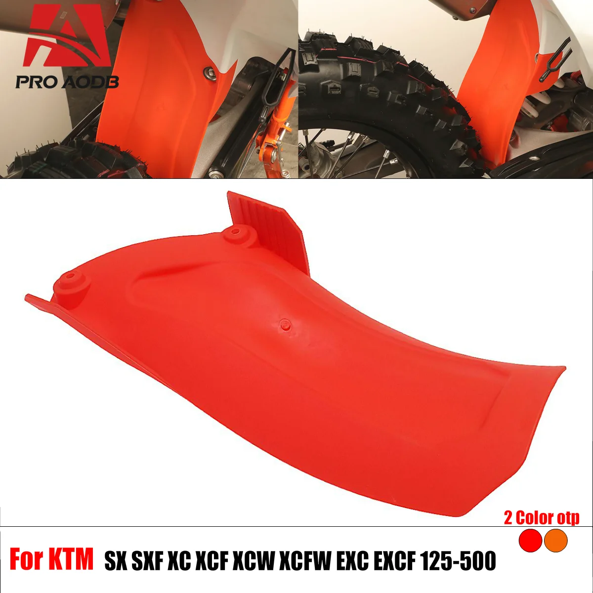 

Durable Rear Shock Absorber Fender Mudguard For KTM EXC SXF 125 250 350 450 300 150 200 2022 2021 2020 Dirt Bike Accessories