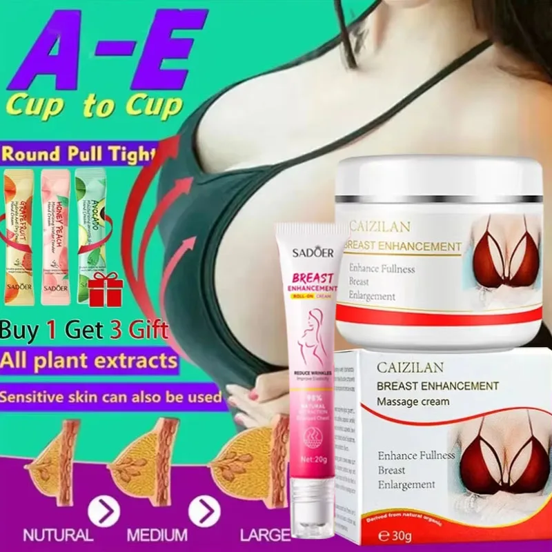 Fast Breast Growth Enlargement Cream Chest Lift Firm Enhancer Care Oil Butt Breast Plump Growth Massage Boobs Bigger Body Care