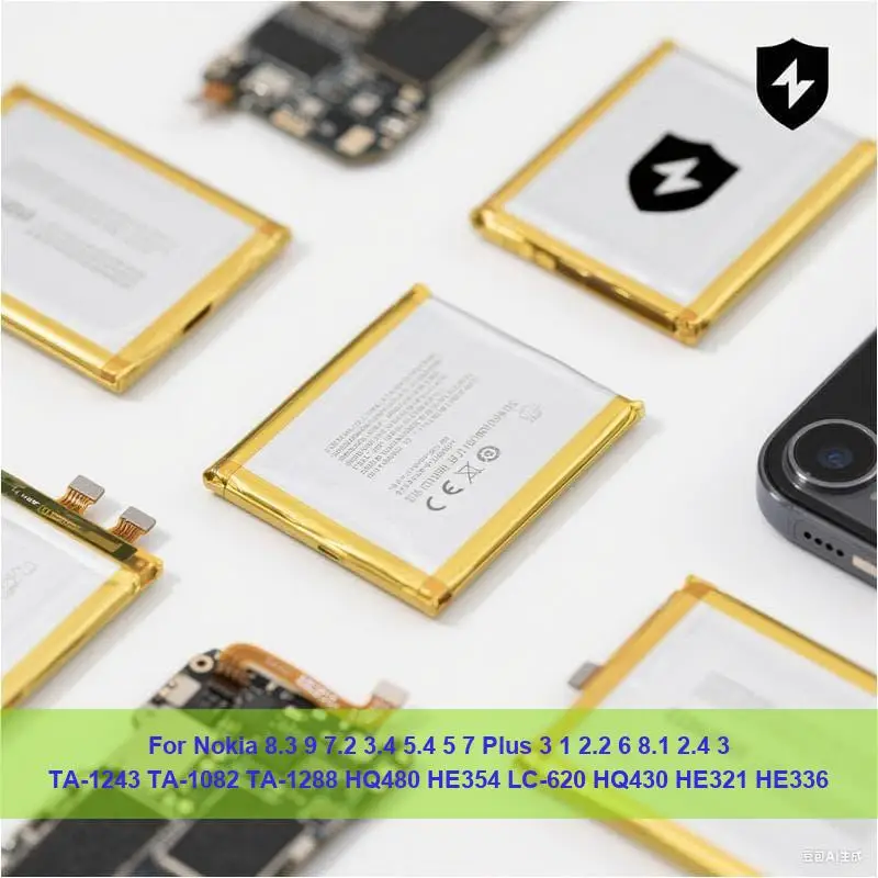 

Аккумулятор для Nokia 8.3 9 7.2 3.4 5.4 5 7 Plus 3 1 2.2 6 8.1 2.4 3 TA-1243 TA-1082 TA-1288 HQ480 HE354 LC-620 HQ430 HE321 HE336