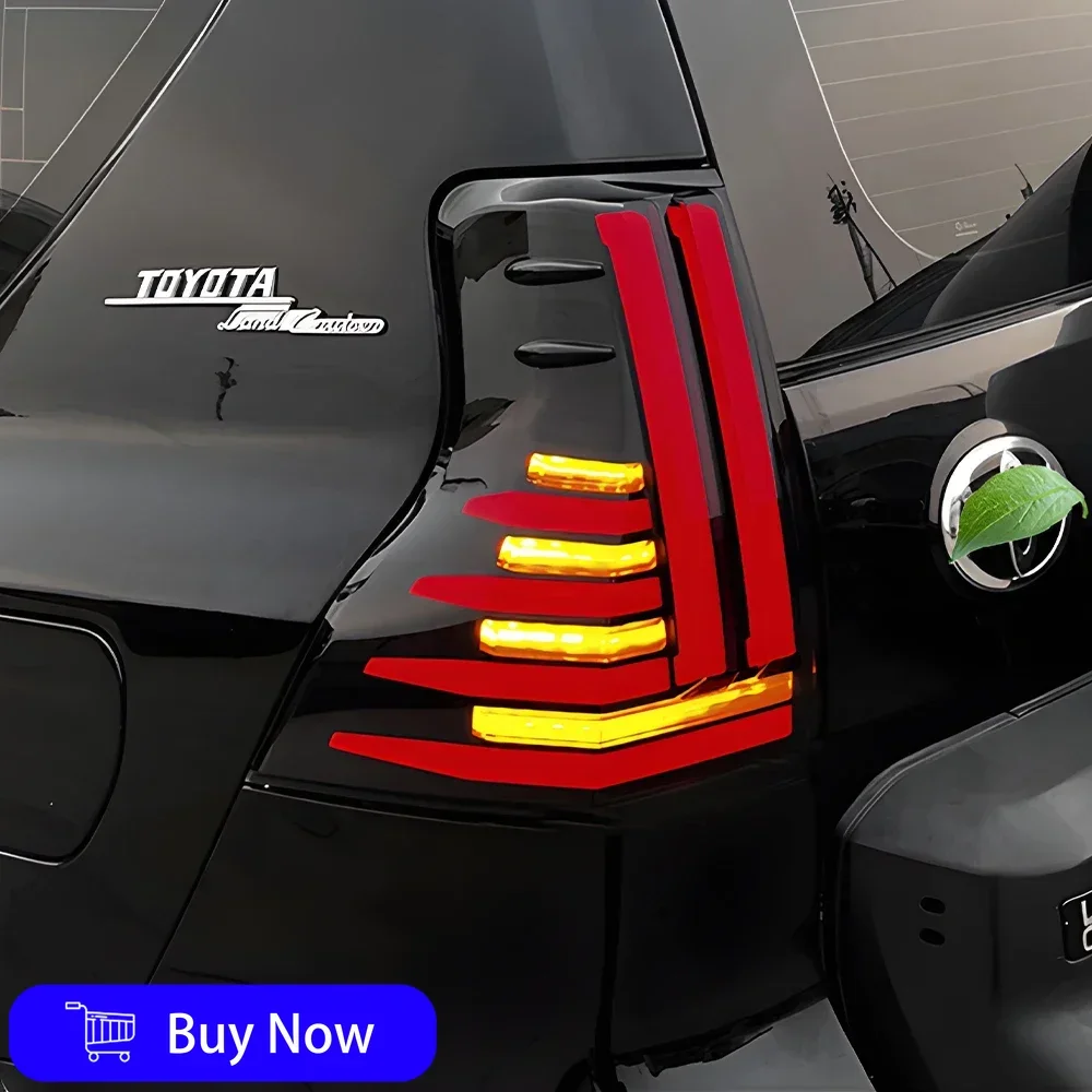 

Для Toyota Prado 2010-2023 автомобильный задний фонарь, обновленный светодиодный задний фонарь с высокой конфигурацией в сборе, Лидер продаж, аксессуары