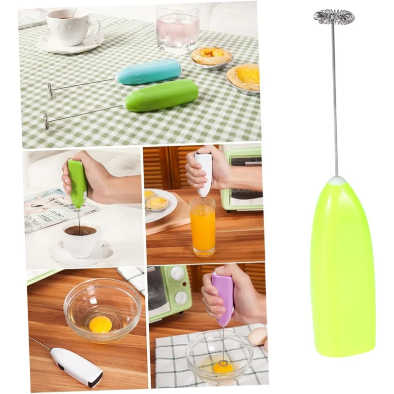 Egg Maker  Battery-powered Milk Frother  Whisk Milk Frother   Stirrer  Milk Frother Battery Operated Egg Egg Mixer Small Tools C