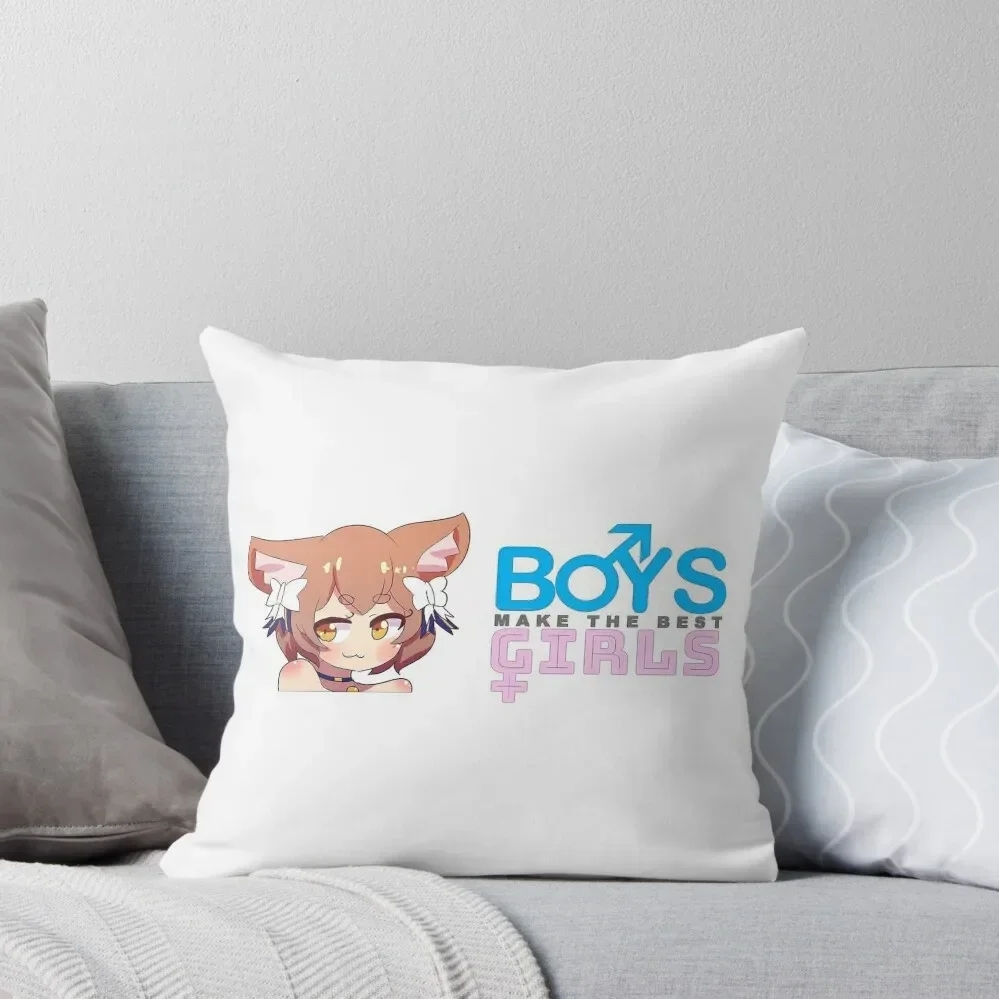 Felix Argyle Boys Make The Best Girls Throw Pillow Sofa Cushions Cushions For Children pillow