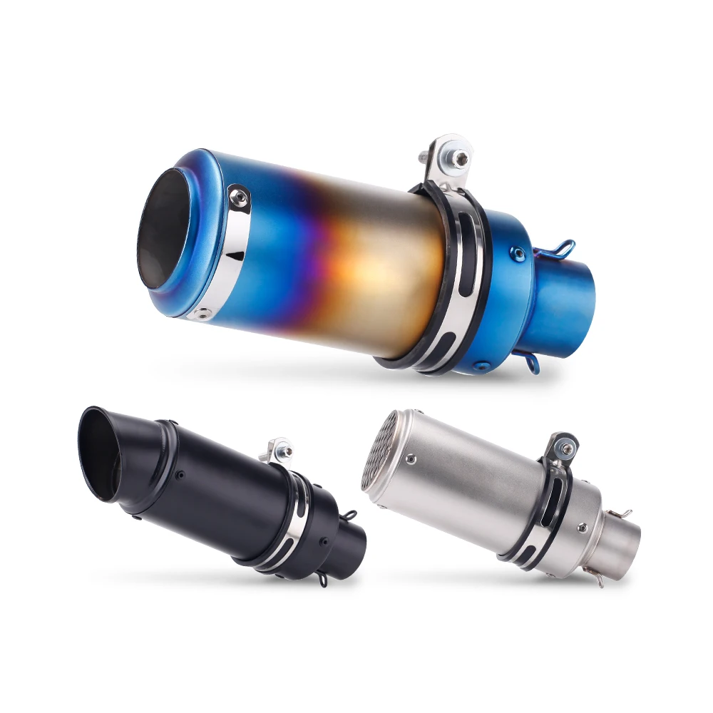 51mm Universal motorcycle exhaust exhaust for ER6n, SV650, Z800, R1, cb650f, cb1000r, cbr250r, f850, Z900, ninja400