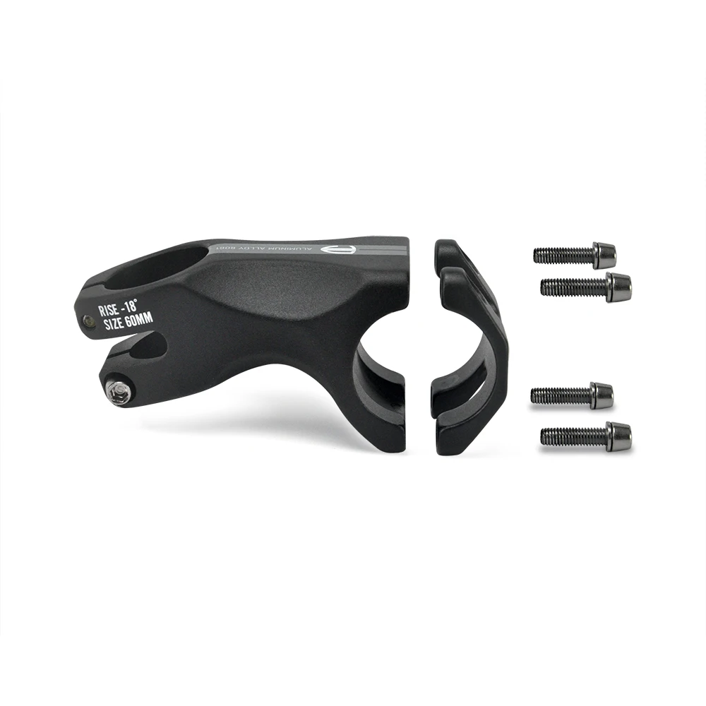 new durable 18 ° alloy stem mtb bike Bicycle Accessories 60MM 31.8 * 28.6MM XC MTB AM handlebar mtb stem MTB 5 colors