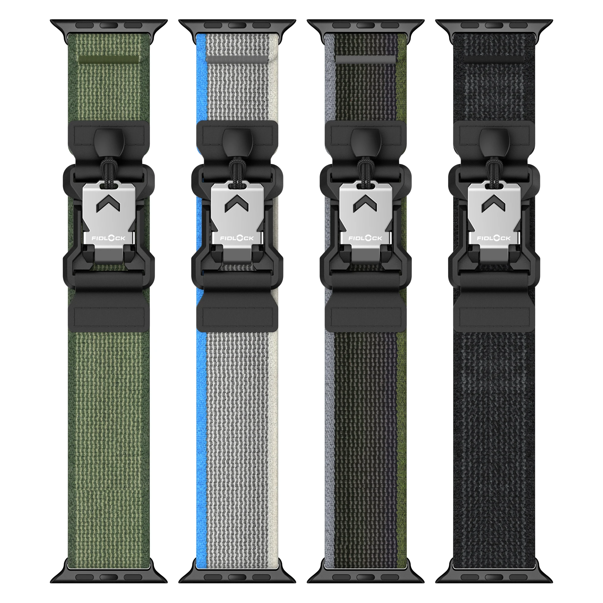 Cinturino sportivo da uomo per Apple Watch Ultra49mm Serie 10 46mm Nylon + PC + cinturino in metallo per iWatch 9 8 7 6 5 4 SE 45mm 44mm cinturino